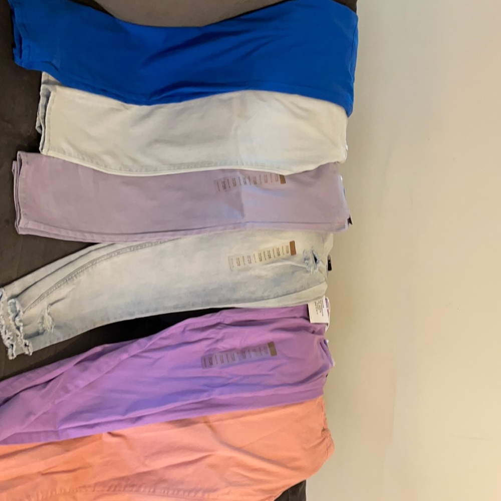 Pink celebrity pants 6 pair